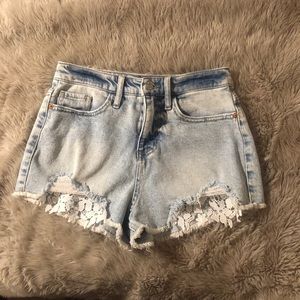 Wild fable lace shorts